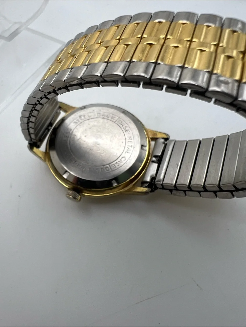 Princeton Two-Tone Date Watch in Gold & Silver
